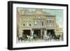 Binghamton, New York - Central Fire Station Exterior View-Lantern Press-Framed Art Print