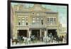 Binghamton, New York - Central Fire Station Exterior View-Lantern Press-Framed Art Print