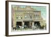 Binghamton, New York - Central Fire Station Exterior View-Lantern Press-Framed Art Print