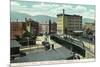 Binghamton, New York - Delaware, Lackawanna, and Western Rail Depot-Lantern Press-Mounted Premium Giclee Print