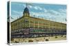Binghamton, New York, Exterior View of the Fowler, Dick, and Walker Department Store-Lantern Press-Stretched Canvas