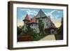 Binghamton, New York, Exterior View of the Kilmer Residence on Riverside Drive-Lantern Press-Framed Art Print