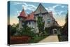 Binghamton, New York, Exterior View of the Kilmer Residence on Riverside Drive-Lantern Press-Stretched Canvas