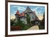 Binghamton, New York, Exterior View of the Kilmer Residence on Riverside Drive-Lantern Press-Framed Premium Giclee Print