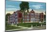 Binghamton, New York, Exterior View of the New High School-Lantern Press-Mounted Art Print