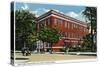 Binghamton, New York, Exterior View of the NY Telephone Building on Henry Street-Lantern Press-Stretched Canvas