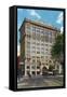 Binghamton, New York, Exterior View of the Security Mutual Life Building-Lantern Press-Framed Stretched Canvas