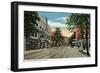 Binghamton, New York, Northern View down Chenango Street-Lantern Press-Framed Art Print