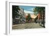 Binghamton, New York, Northern View down Chenango Street-Lantern Press-Framed Art Print