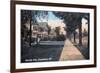 Binghamton, New York - Residential Scene on Riverside Drive-Lantern Press-Framed Premium Giclee Print