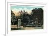 Binghamton, New York - Ross Park Entrance View-Lantern Press-Framed Premium Giclee Print