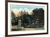 Binghamton, New York - Ross Park Entrance View-Lantern Press-Framed Premium Giclee Print