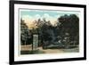 Binghamton, New York - Ross Park Entrance View-Lantern Press-Framed Premium Giclee Print