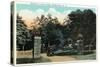 Binghamton, New York - Ross Park Entrance View-Lantern Press-Stretched Canvas