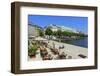 Binnenalster and Hotel Vier Jahreszeiten, Hamburg, Germany, Europe-Hans-Peter Merten-Framed Photographic Print