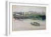 Binnenalster with the Lombardsbrucke, Hamburg, 1910-Max Liebermann-Framed Giclee Print