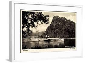 Binnenschiffe Rhein, Dampfer Ostmark, Loreley-null-Framed Giclee Print