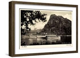 Binnenschiffe Rhein, Dampfer Ostmark, Loreley-null-Framed Giclee Print