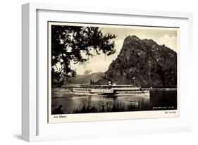 Binnenschiffe Rhein, Dampfer Ostmark, Loreley-null-Framed Giclee Print