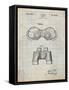 Binoculars Patent-Cole Borders-Framed Stretched Canvas