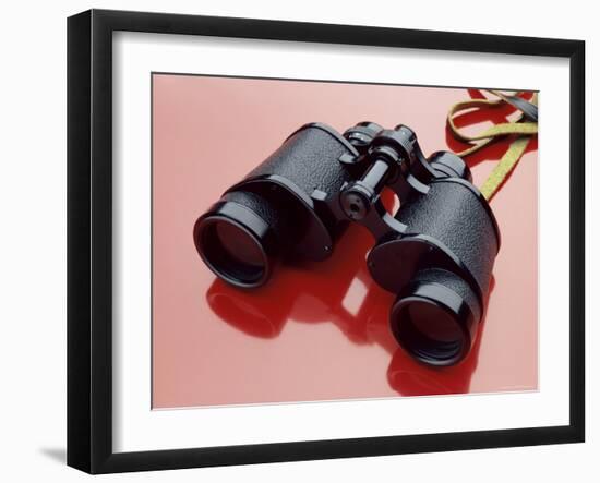 Binoculars with Reflection-null-Framed Photographic Print