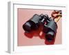Binoculars with Reflection-null-Framed Photographic Print