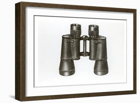 Binoculars-null-Framed Art Print