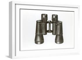 Binoculars-null-Framed Art Print