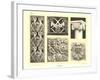 Binquet Bas Reliefs-null-Framed Art Print