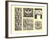 Binquet Bas Reliefs-null-Framed Art Print