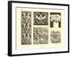 Binquet Bas Reliefs-null-Framed Art Print