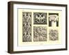 Binquet Bas Reliefs-null-Framed Art Print