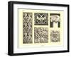 Binquet Bas Reliefs-null-Framed Art Print