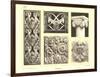 Binquet Bas Reliefs-null-Framed Art Print