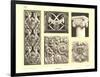 Binquet Bas Reliefs-null-Framed Art Print