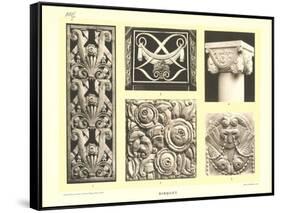 Binquet Bas Reliefs-null-Framed Stretched Canvas