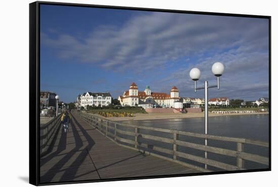 Binz, Rugen, West Pomerania Mecklenburg, Germany-Charles Bowman-Framed Stretched Canvas