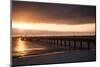 Binzer Seebrücke at sunrise-Mandy Stegen-Mounted Photographic Print