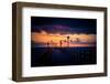 Binzer Seebrücke at sunrise-Mandy Stegen-Framed Photographic Print