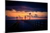 Binzer Seebrücke at sunrise-Mandy Stegen-Mounted Photographic Print