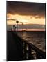 Binzer Seebrücke at sunrise-Mandy Stegen-Mounted Photographic Print