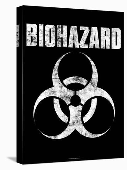 Biohazard Logo-null-Stretched Canvas