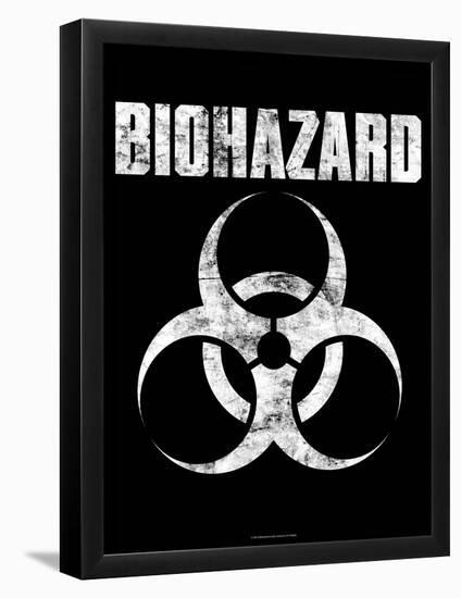 Biohazard Logo-null-Framed Poster