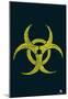 Biohazard Text Poster-null-Mounted Poster