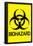 Biohazard Warning Art Poster Print-null-Framed Poster