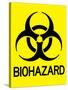 Biohazard Warning Art Poster Print-null-Stretched Canvas