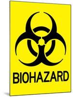 Biohazard Warning Art Poster Print-null-Mounted Poster