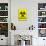 Biohazard Warning Art Poster Print-null-Mounted Poster displayed on a wall