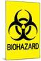 Biohazard Warning-null-Mounted Art Print