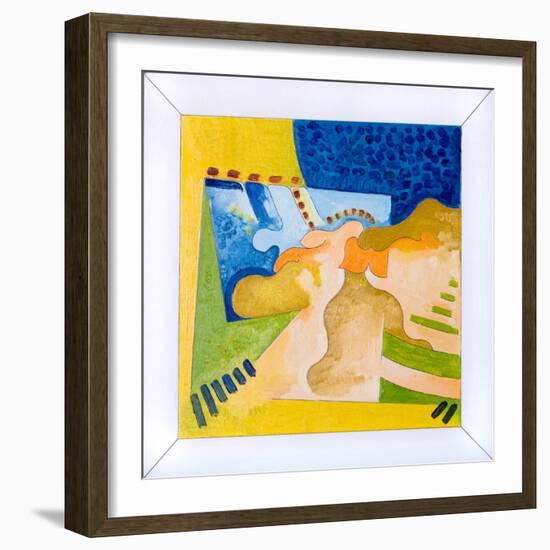 Biological Forms in a Square Within a Square, 2006-Jan Groneberg-Framed Giclee Print